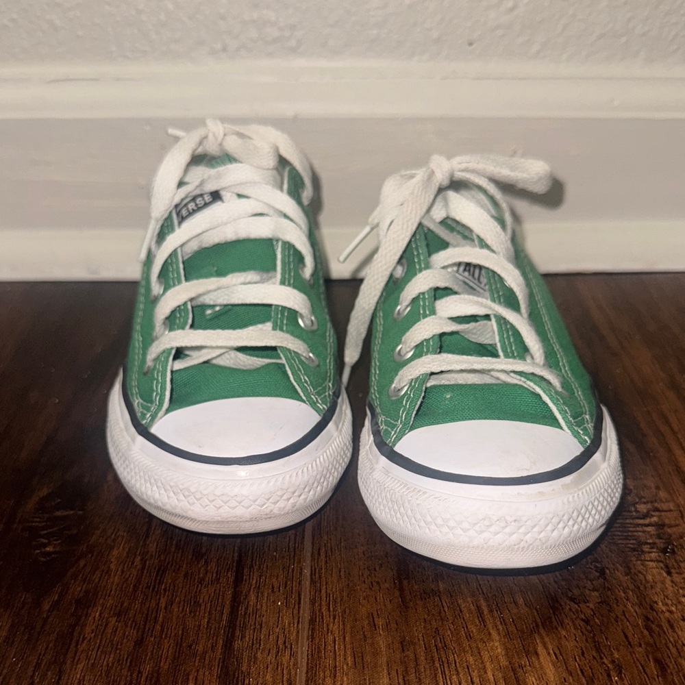 Converse Kids Sneakers in Green and White